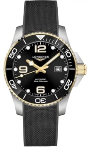 Longines HydroConquest Automatik-Herrenuhr, 43 mm, Schwarz, Schwarz im Sale