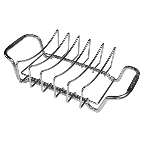 Broil King, 38,5x22x9,5cm. Sparerib und Bratengestell, Edelstahl, 5 x 5 x 5 cm, 62602