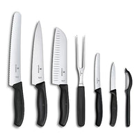 Thumbnail for Victorinox, Swiss Classic, Profi Küchenmesser Set, 7-teilig, schwarz im Sale