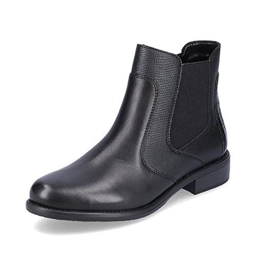 Remonte Damen D0F70 Chelsea-Stiefel, schwarz/schwarz/schwarz/schwarz / 01, EU im Sale