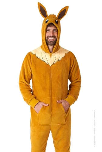 OppoSuits Adult Unisex Charmander Onesie - Pokémon One-piece Pyjamas - Loose Fit - Inklusive Taschen - Orange im Sale