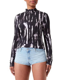 Thumbnail for Scotch & Soda Damen All Over Printed Long Sleeved T-Shirt, Tie Dye Rope, im Sale