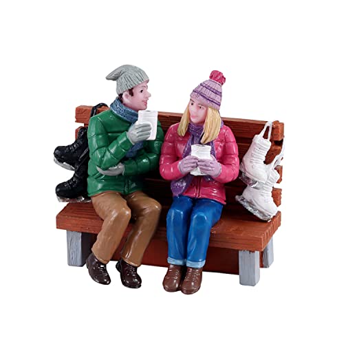 Lemax 12046 Caddington Village Figur: Hot Cocoa Drinkers im Sale