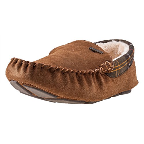 Barbour Monty Moccasin Mens Slippers Camel UK9 EU43 US9.5 im Sale