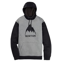 Thumbnail for Burton Herren Oak Fleece Pullover, Gray Heather/True Black, im Sale