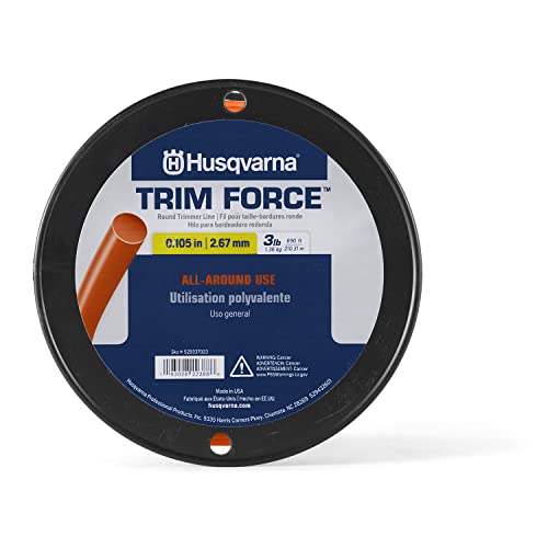 Husqvarna Trimforce Unkrautfresserfaden, 2,3 cm, 2,8 m Spulenschnur, Rundum