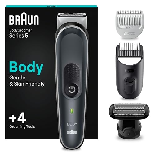 Braun Series 5 Bodygroomer / Intimrasierer Mann, Körperpflege- und Haarentfernung für Herren, für Brust, Achseln, Kammaufsätze 1 – 11 mm, wasserdicht, 100 Min. Laufzeit, BG5370 im Sale