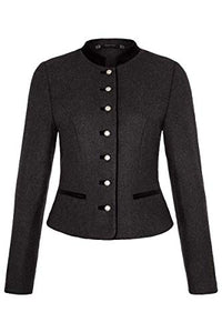 Thumbnail for Hammerschmid Damen Damen Trachtenjanker kurz schwarz, 80-SCHWARZ, 44 im Sale