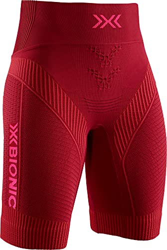 X-Bionic Damen Effektor 4.0 Running Shorts, namib red/Neon flamingo, L im Sale