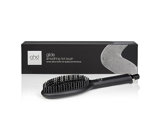 ghd Glide Smoothing Hot Brush in Schwarz – für glatte, glänzende & krausfreie Ergebnisse – für alle Haartypen (UK-Stecker) im Sale