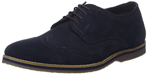 Hush Puppies Herren Sebastian Wingtip Derbys, Blau (Navy)