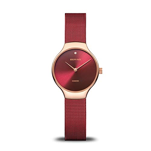 BERING Damen Uhr Quarz Movement - Charity Collection mit Edelstahl und Saphirglas 13326-Charity im Sale