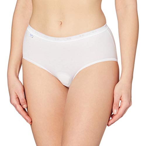 sloggi Damen Basic+ Midi Slip, White, 40 im Sale