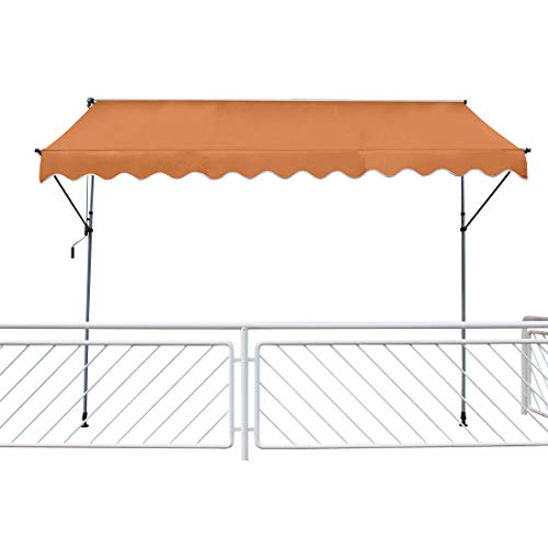 Leco B 200 orange Klemmmarkise, ca T 120 x H 200-300 cm, ca. B 200 x T 120 x H 200-300 cm, 24201105 im Sale