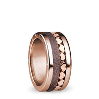 Thumbnail for BERING Austauschbar Ringkombination für Damen in Rosé Gold & Braun mit einzigartigem Twist- & Change System, Spree im Sale