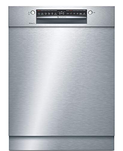 Bosch SMU6ZCS00E Serie 6 Smarter Geschirrspüler Unterbau, 60 cm breit, Besteckschublade, Made in Germany, Silence Programm besonders leise, PerfectDry mit Zeolith trocknet sogar Kunststoff im Sale