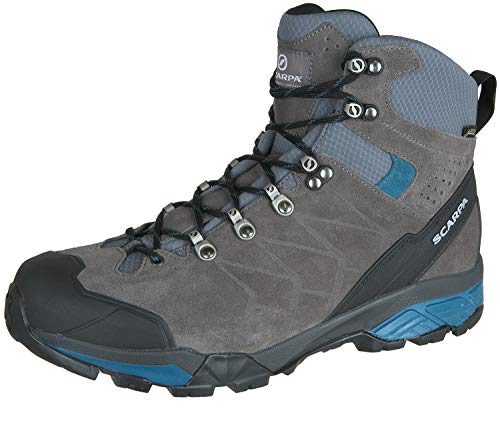 Scarpa Unisex ZG GTX Trekking-& Wanderstiefel, Titanium-Lake Blue Gore-tex TRM Salix Trek, 49 EU im Sale