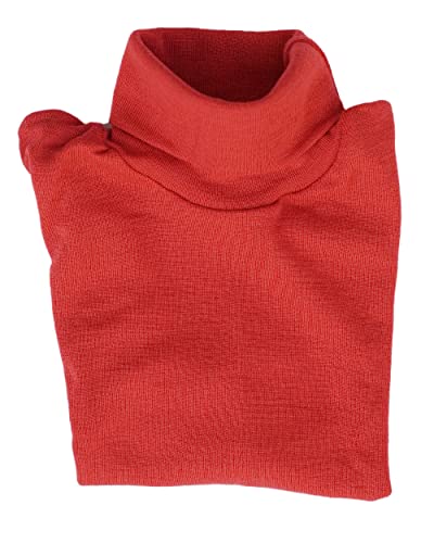 Cosilana Kinder Rolli, 70% Wolle 30% Seide (Rot, 128) im Sale