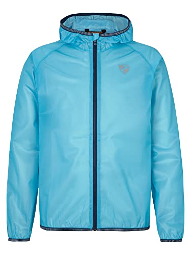 Ziener Kinder NARUS Regenjacke - Fahrrad|Mountainbike|Outdoor - wasserdicht,atmungsaktiv,super leicht, aquamarine, 128 im Sale