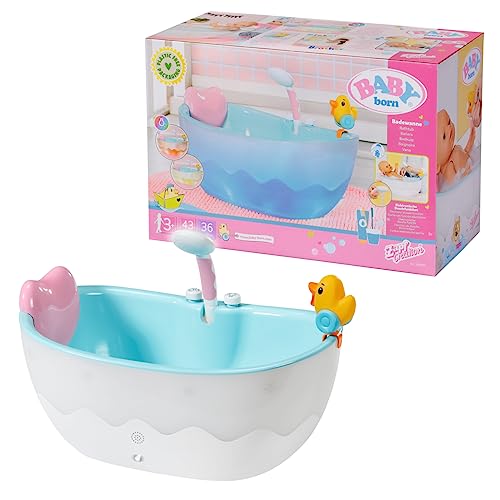 BABY born Badewanne für Puppen mit Farbwechsel, Dusch-und Soundfunktion, funktioniert auch mit echtem Wasser, 832691, Zapf Creation, ['Multi-colored'] im Sale