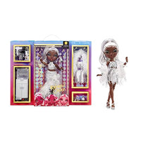 Thumbnail for Rainbow High Rainbow Vision Divas - Ayesha Sterling - Silberne Modepuppe, Mix & Match Designer Outfits, Mikro, Accessoires und Make-Up Spielst - Für Kinder und Sammler ab 6 Jahren