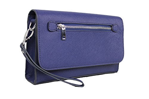 TCM Tchibo Damen Umhängetasche Schultertasche Handtasche Tasche blau im Sale