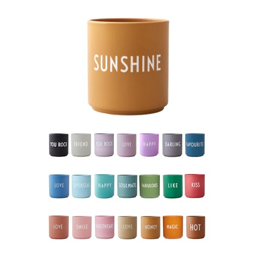 Design Letters Lieblingsbecher FREUNDSCHAFT & LIEBE | SUNSHINE | Tasse mit spruch | Personalisierte Geschenke für Lieblingsmensch | Dekorativ Kaffeetasse | Persönlich Geschenk| Kaffeebecher Porzellan im Sale