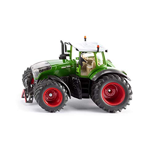 siku 3287, Fendt 1050 Vario Traktor, 1:32, Metall/Kunststoff, Grün, Abnehmbare Fahrerkabine, Front- und Heckkupplung