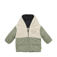 Thumbnail for Steiff Wendejacke EU Größe 62 vetiver, Baby Jungen Outdoor Wende-Jacke, Übergangsjacke für Babys, Babyjacke wasserabweisend, 2in1 Wendejacke, warm und bequem, waschmaschinenfest im Sale