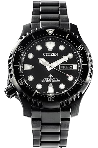 CITIZEN Herren Analog Automatik Uhr mit Edelstahl Armband NY0145-86EE im Sale