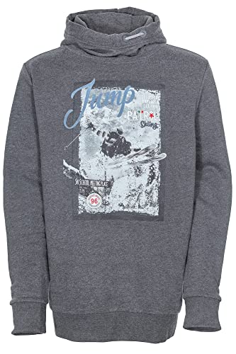 Kitaro Hoody Kapuzenpullover Sweatshirt Pulli Herren, Farbe:anthrazit, Herrengrößen:XXT im Sale