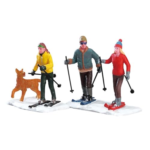 Lemax - Cross Country Friends - 2er Set - Polyresin - Figuren & Zubehör für die eigene kleine Weihnachtswelt