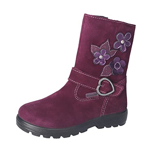 RICOSTA Mädchen Winterstiefel Greta,Kinder Stiefel,WMS:Mittel,lose Einlage,RicostaTEX,uebergangsstiefel,uebergangsschuhe,warm,Merlot (380),27 EU im Sale