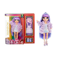 Thumbnail for RAINBOW HIGH Fashion Doll – Violet Willow - Lila Puppe mit Luxus-Outfits, Accessoires und Puppenständer Series 1 Mädchen ab 6 Jahren