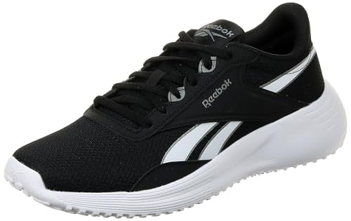 Reebok Herren LITE 4 Laufschuhe, Black/White/Grey, 43 EU im Sale