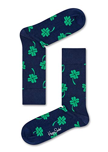 Happy Socks Unisex Big Luck Sock, Blau (Navy 6000, 41-46 im Sale