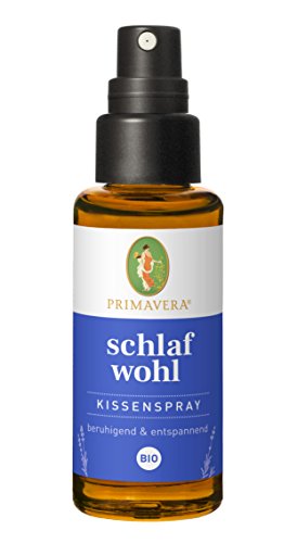 PRIMAVERA Schlafwohl Kissenspray bio 30 ml - Textil- und Raumduft mit Lavendel, Vanille und Neroli - Aromatherapie - beruhigend - vegan im Sale