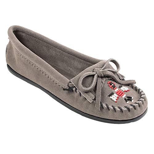 Minnetonka Damen Thunderbird Ii Mokassin, Grau (GreyGrey), EU im Sale