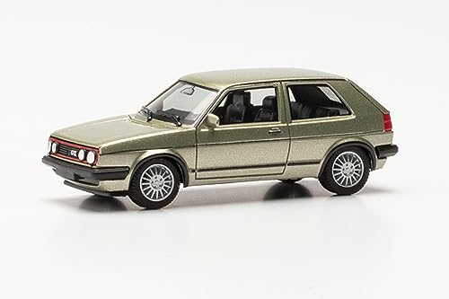 herpa 430838-003 Modellauto VW Golf II GTI, Miniatur im Maßstab 1:87, Sammlerstück, Made in Germany, Modell aus Kunststoff Miniaturmodell