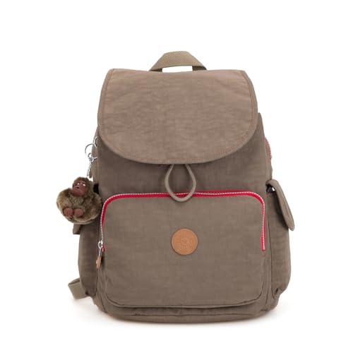 Kipling CITY PACK Mittelgroßer Rucksack, True Beige COMBO (Braun) im Sale