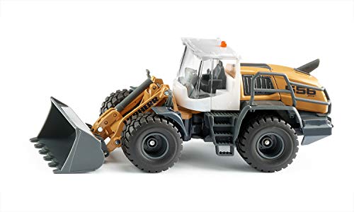 Siku 3561, Liebherr L 556 Radlader, 1:50, Metall/Kunststoff, Orange, Beweglicher Frontlader, Motorhaube zum Öffnen im Sale