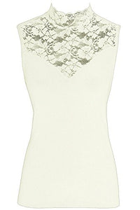 Thumbnail for Nina von C. Fine Cotton Blazershirt mit Spitze Top Shirt (40, champagner) im Sale