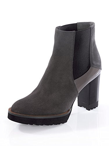 Alba Moda Damen Stiefelette im stilvollen Materialmix 40 im Sale