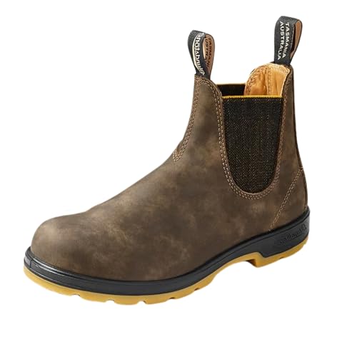 BLUNDSTONE Unisex Classic 550 Series Chelsea Boot, Rustic Brown, 35.5 EU im Sale