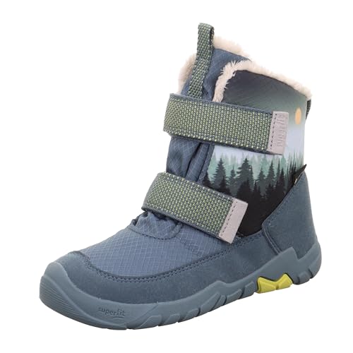 Superfit Jungen TRACE warm gefütterte Gore-Tex Stiefel, BLAU/GELB 8000 im Sale