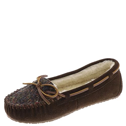 Minnetonka Damen Cally Slipper, Braun, im Sale