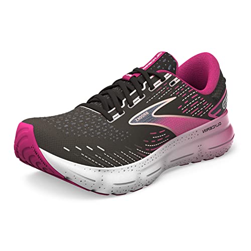 BROOKS Damen Glycerin 20 Sneaker, Black Fuchsia Linen, 41 EU im Sale