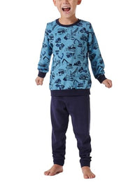 Thumbnail for Schiesser Jungen Schlafanzug Set Pyjama warme Qualitäten Frottee - Fleece - Interlock - im Sale