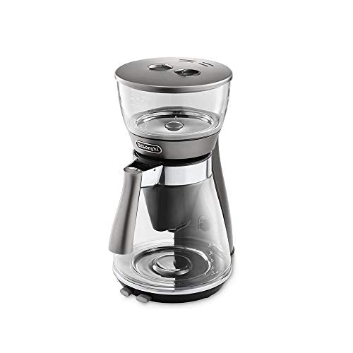 De'Longhi Clessidra ICM 17210 Filterkaffeemaschine, Zubereitung nach ECBC Standards und klassischem Schwallbrühverfahren, Thermostat für perfekte Temperatur, bis zu 10 Tassen, 1,25 Liter, Silber im Sale