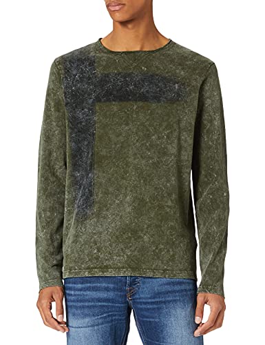 KEY LARGO Herren BOB Round T-Shirt, Olive (1514), S im Sale